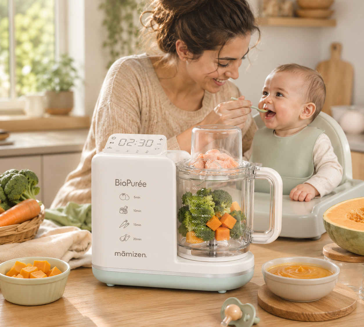Comment gagner du temps dans la préparation des repas de bébé ?