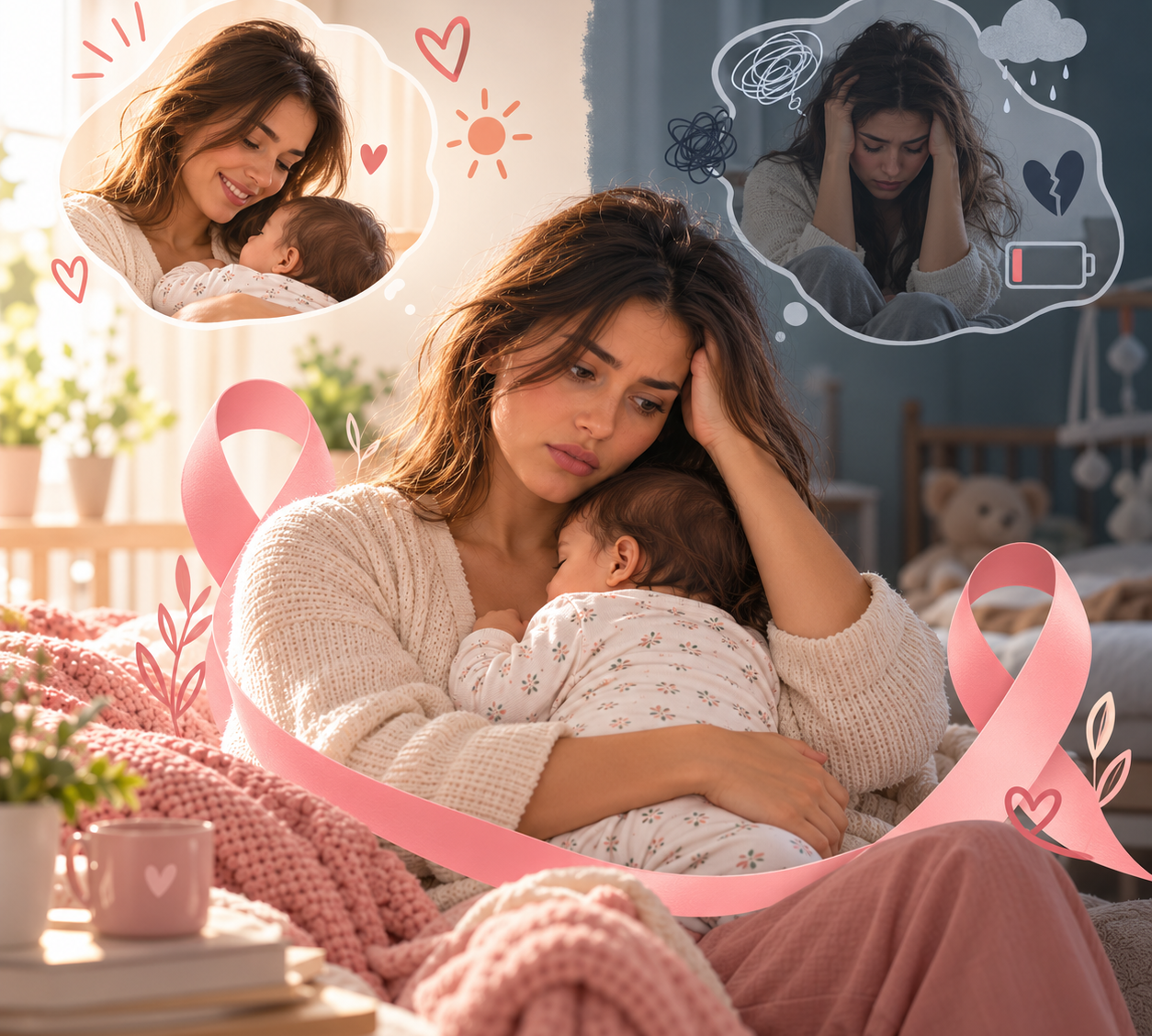Baby blues ou dépression post-partum : comment faire la différence ?