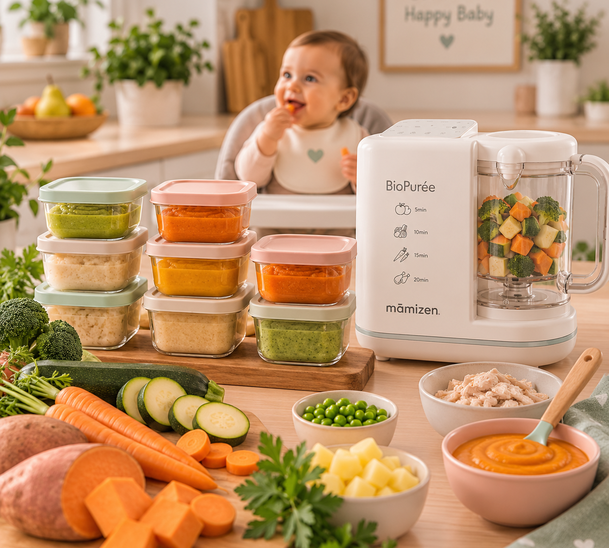 Batch cooking pour bébé : comment préparer plusieurs repas maison à l’avance ?