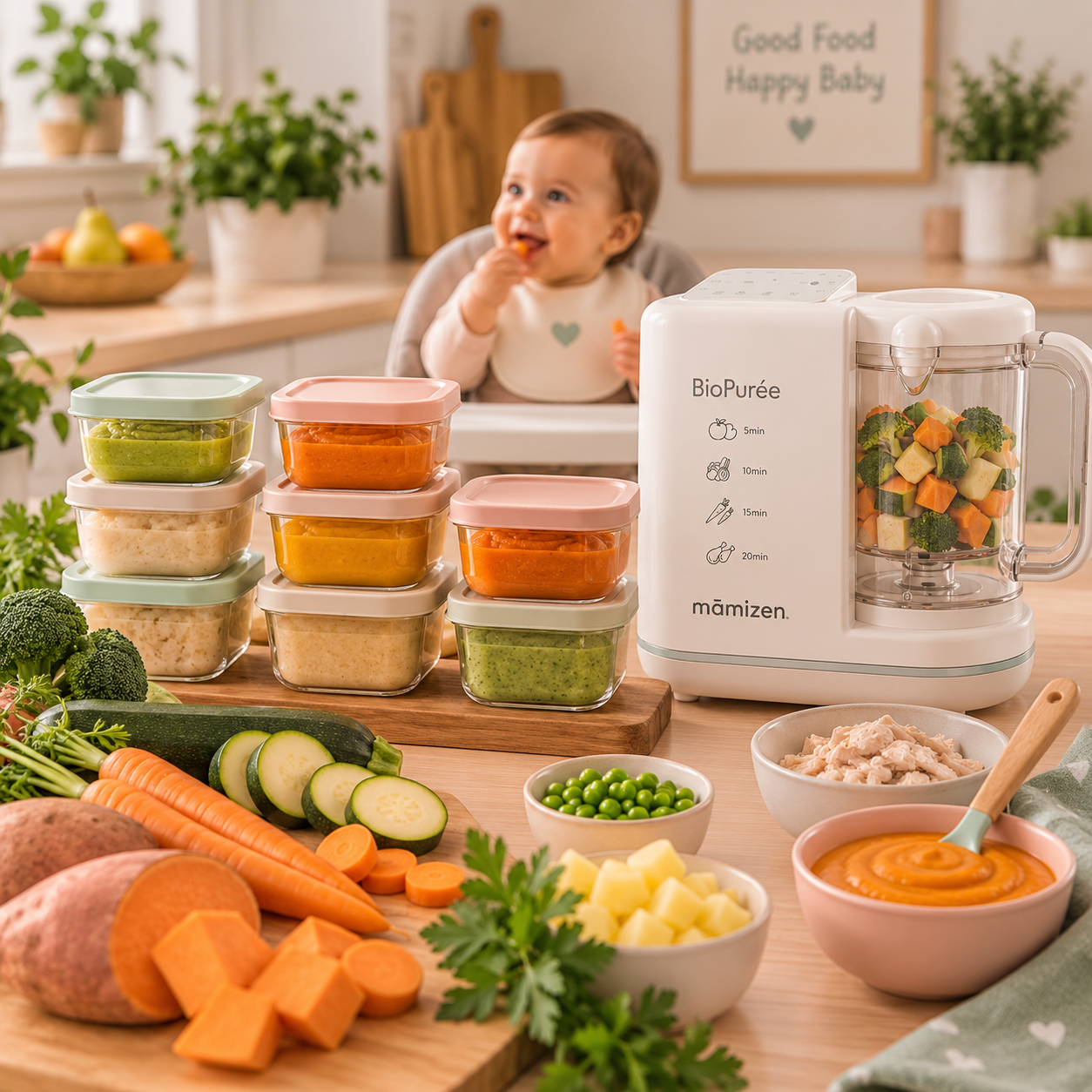 Batch cooking pour bébé : comment préparer plusieurs repas maison à l’avance ?