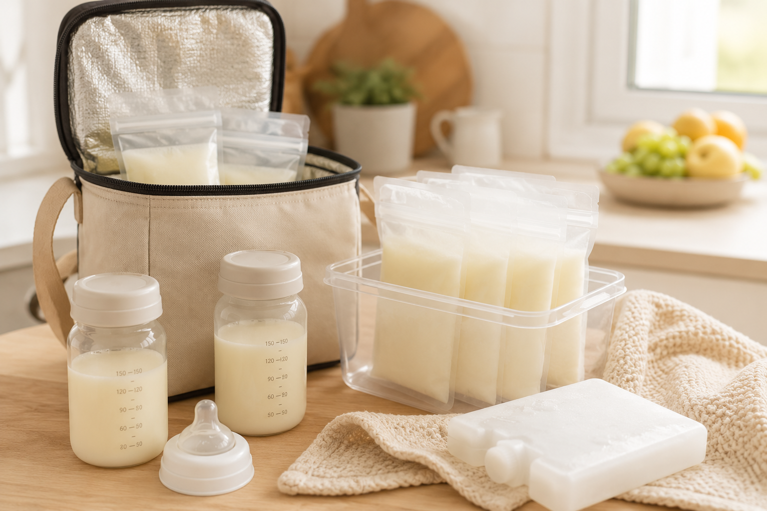 Comment conserver le lait maternel en toute sécurité pendant l’été ?
