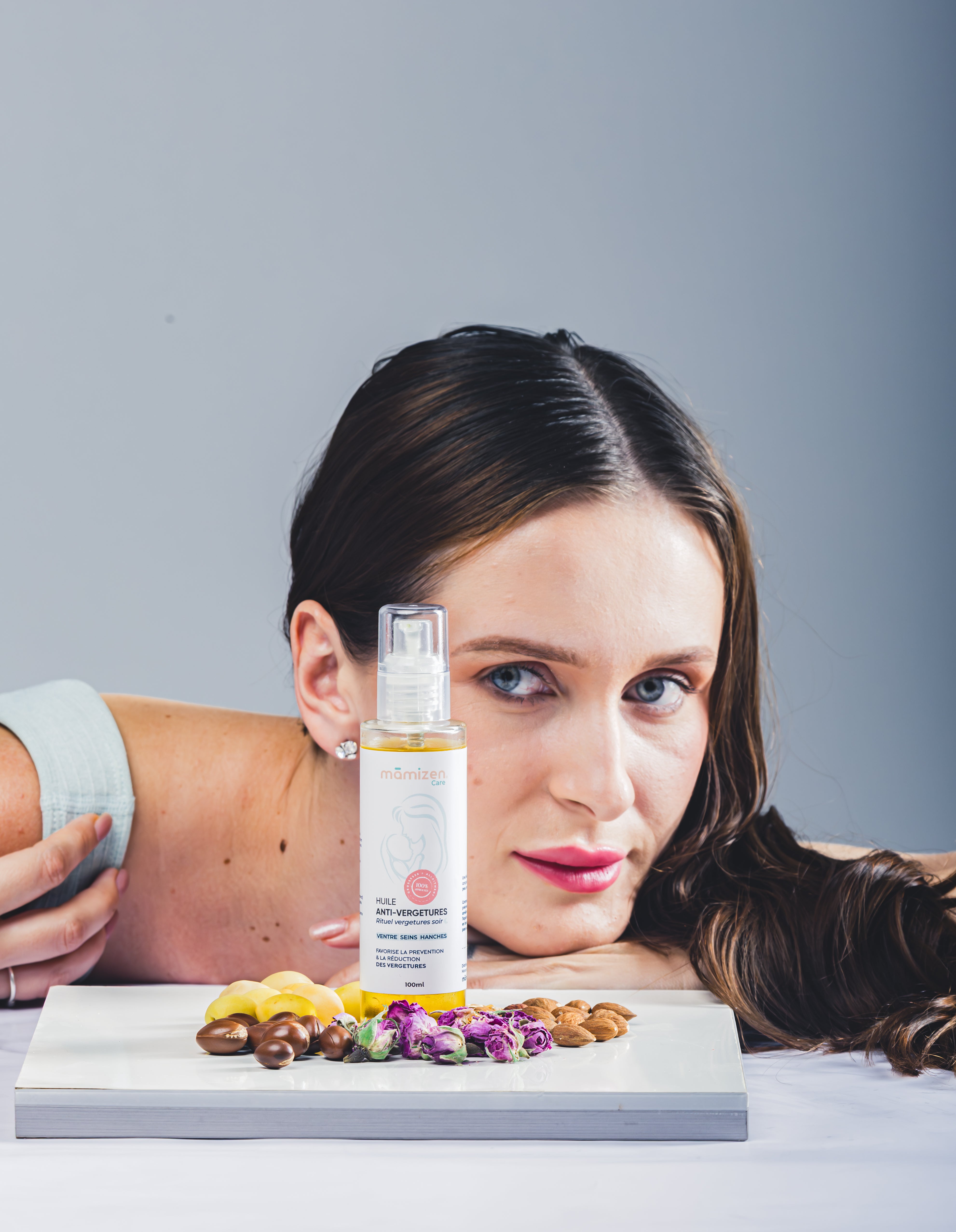 Huile Anti-Vergetures – Grossesse & Post-Partum – Mamizen Care