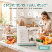 Mamizen BioPurée™ – Robot Culinaire Bébé Intelligent 6-en-1 - Promo Lancement