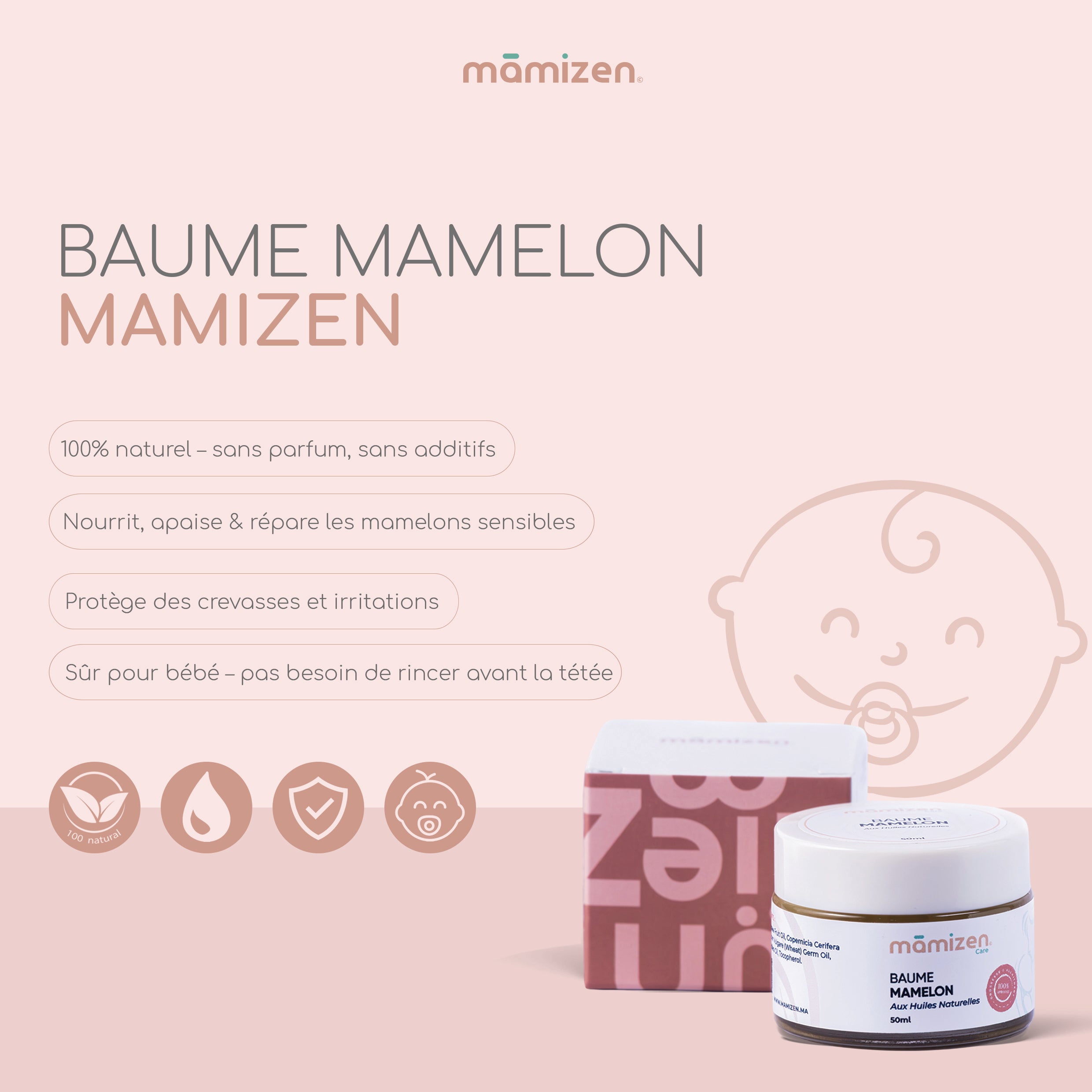 Pack Duo Huile Anti-Vergetures & Baume Mamelons – Mamizen Care