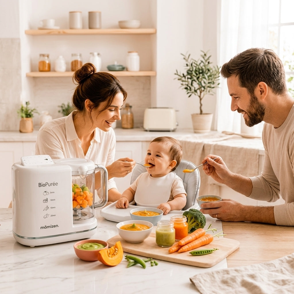 Mamizen BioPurée™ – Robot Culinaire Bébé Intelligent 6-en-1 - Promo Lancement