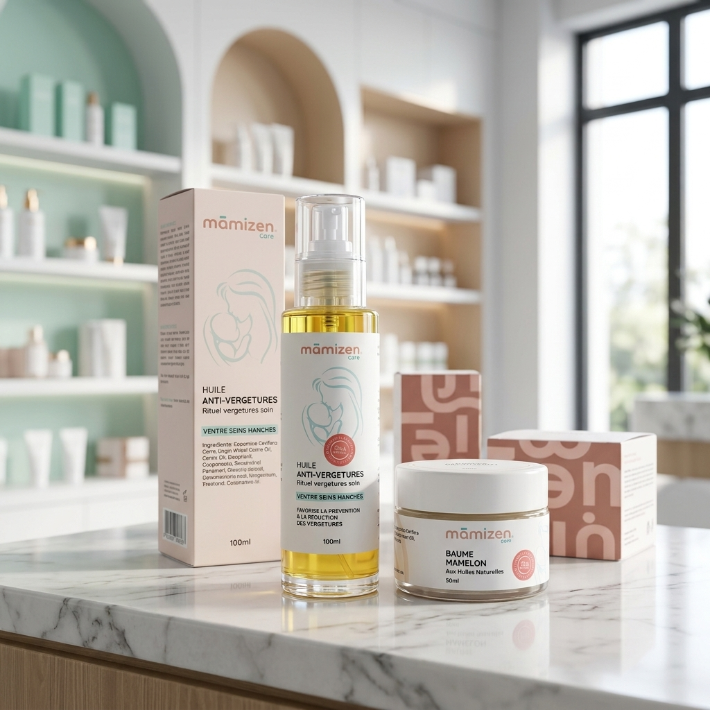 Pack Duo Huile Anti-Vergetures & Baume Mamelons