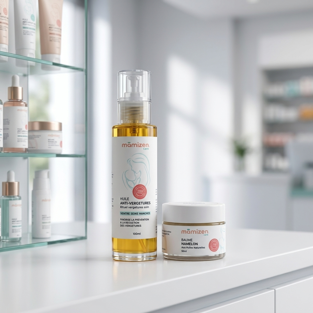 Pack Duo Huile Anti-Vergetures & Baume Mamelons