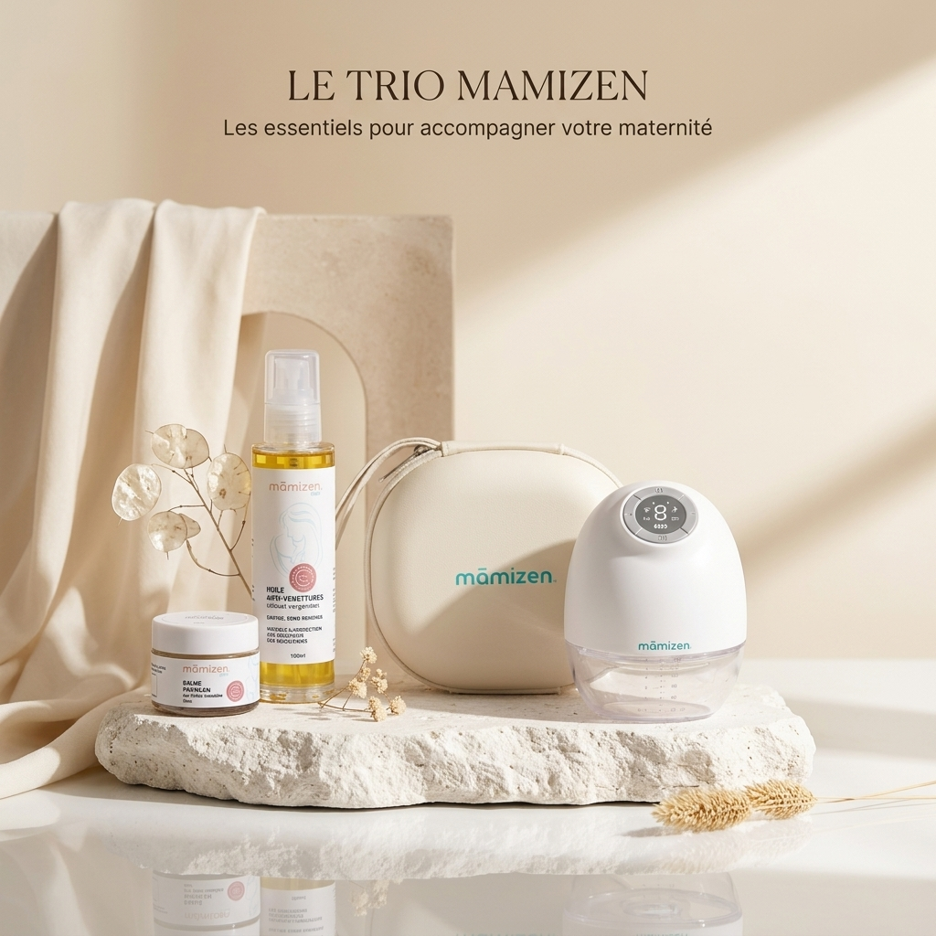 Coffret Maternité Mamizen | Tire-Lait mains libres & Soins Maman