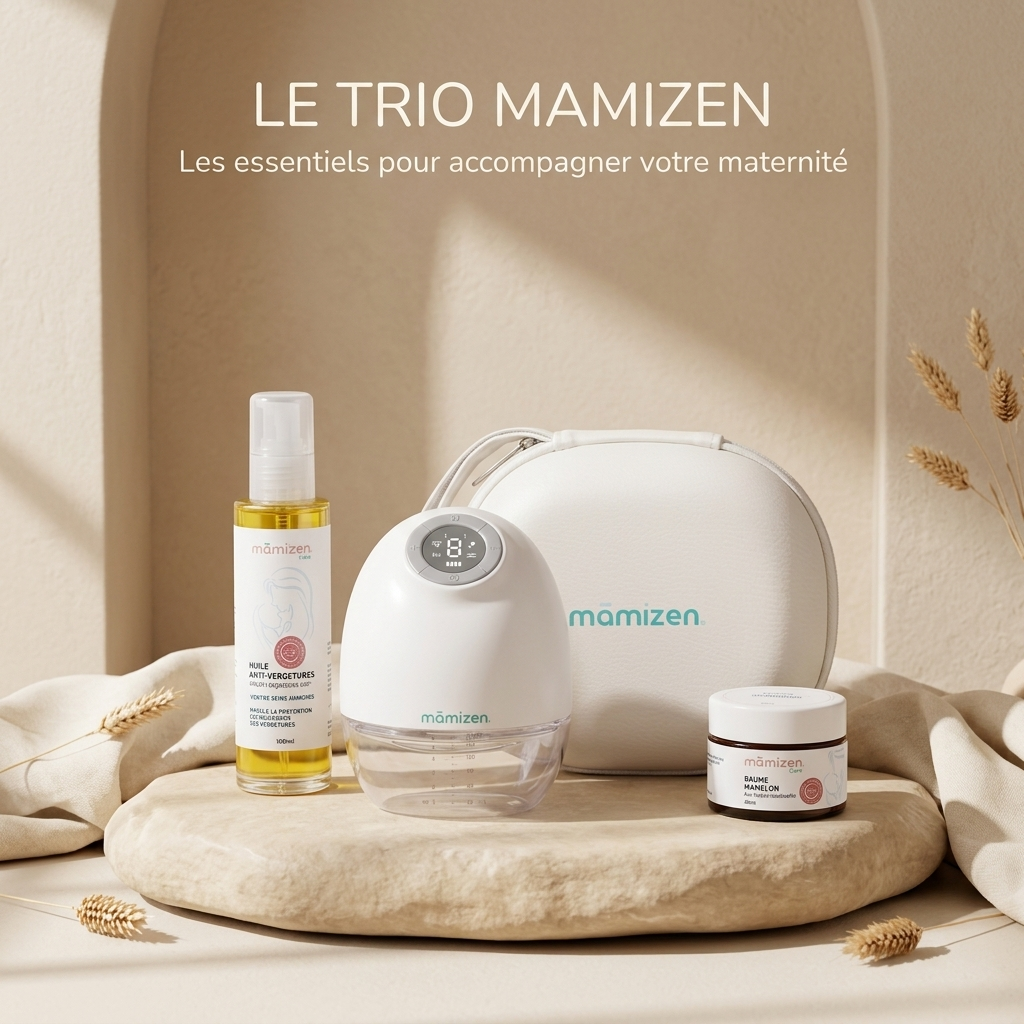 Coffret Maternité Mamizen | Tire-Lait mains libres & Soins Maman