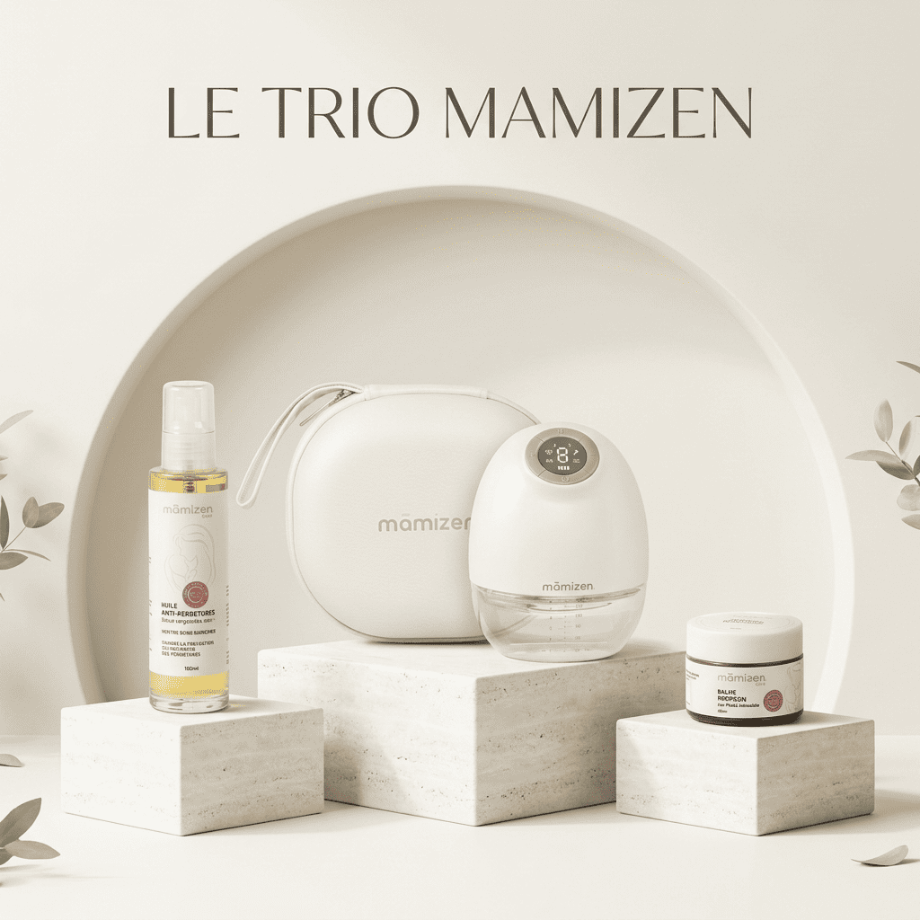 Coffret Maternité Mamizen | Tire-Lait mains libres & Soins Maman