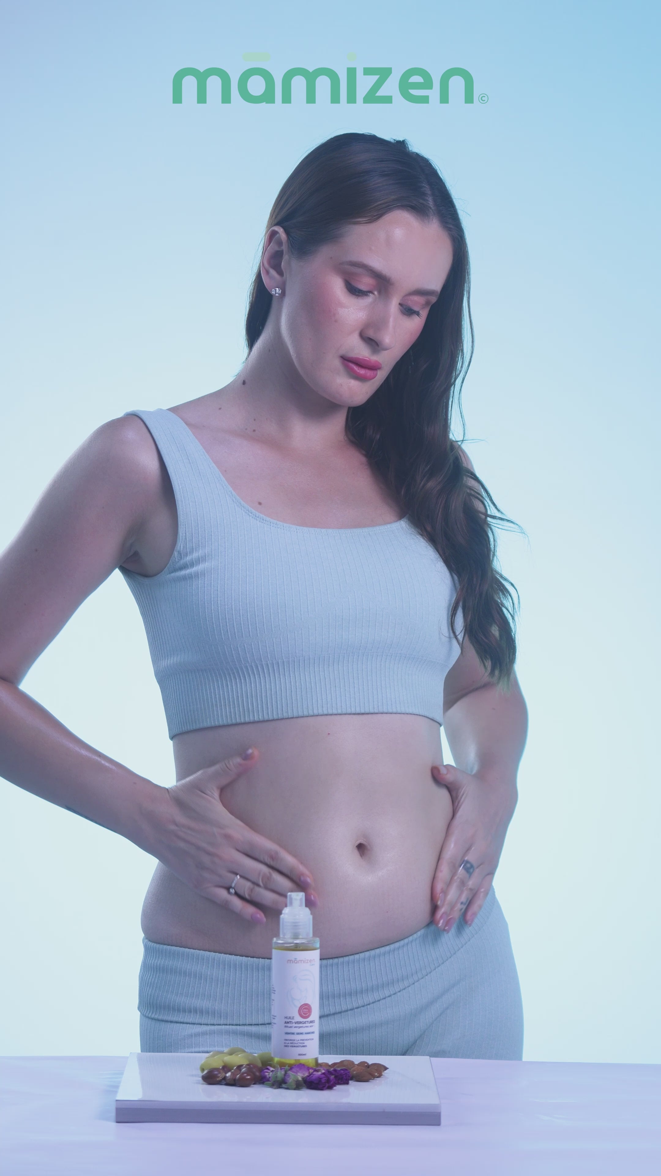 Huile Anti-Vergetures – Grossesse & Post-Partum – Mamizen Care